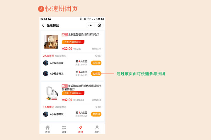 那种拼团拼不中还可以领取红包的小程序是怎么做的(图5)