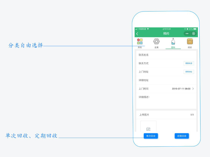 分类回收小程序开发，废品分类回收小程序开发平台